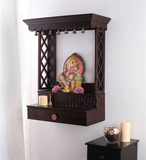 Wall Mounted Wooden Temple Design For Home Bruin Blog