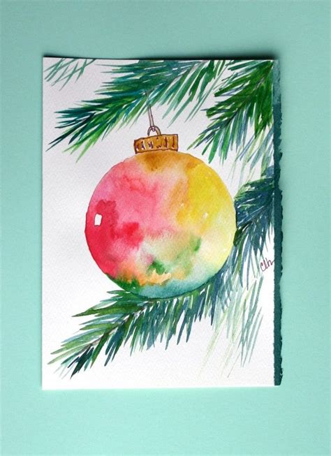 Image Result For Watercolor Cards Watercolor Christmas Cards