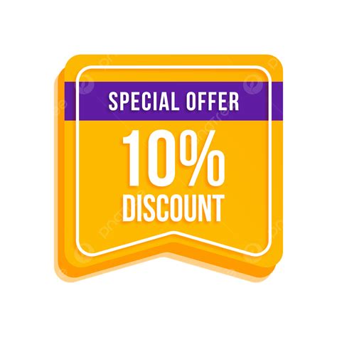 Special Discount Offer Vector Hd Png Images Special Offer 10 Discount