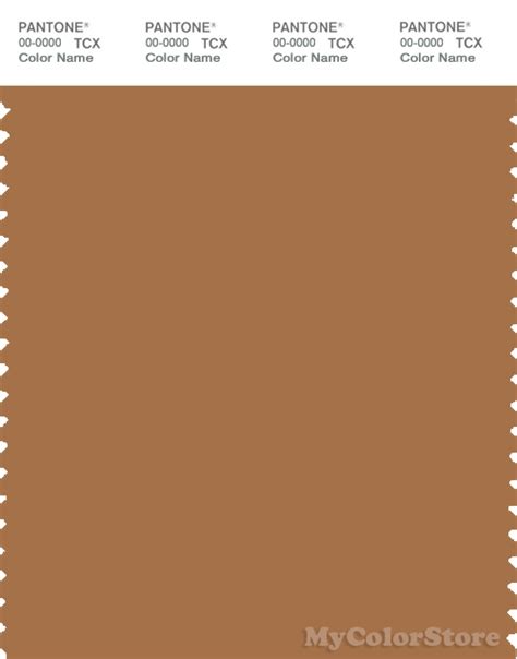 Pantone Smart 17 1137 Tcx Color Swatch Card Cashew Pantone Canada