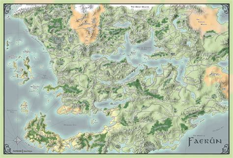 Forgotten Realms Maps Of Faerun Pelajaran