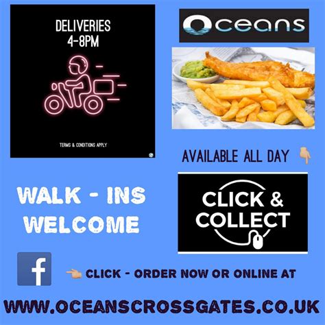 If you don't have the time to go shopping, need an extra ingredient or simply want to relax then we can help. Oceans - Home - Leeds - Menu, Prices, Restaurant Reviews ...