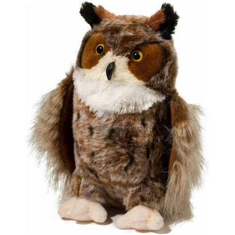 Douglas Cuddle Toys Einstein Great Horned Owl 3838 Stuffed Animal Toy