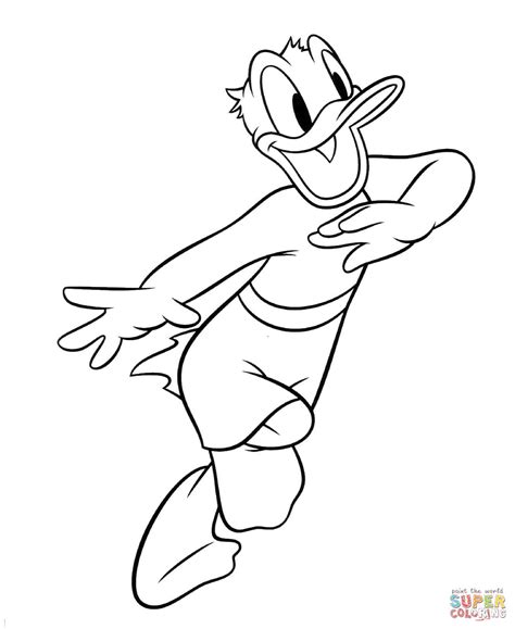 45 Donald Duck Coloring Page Nieyaspejals
