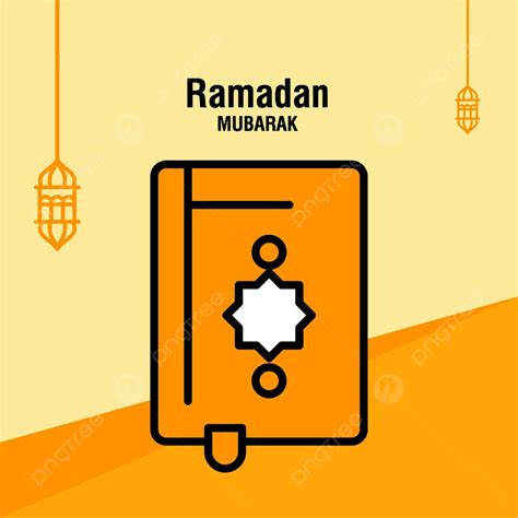 Ramadan Kareem Greeting Template Islamic Crescent And Arabic Lantern