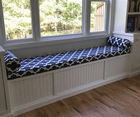 Custom Window Seat Cushion Cover 42x 15x4 Cotton Daybed Etsy In 2020