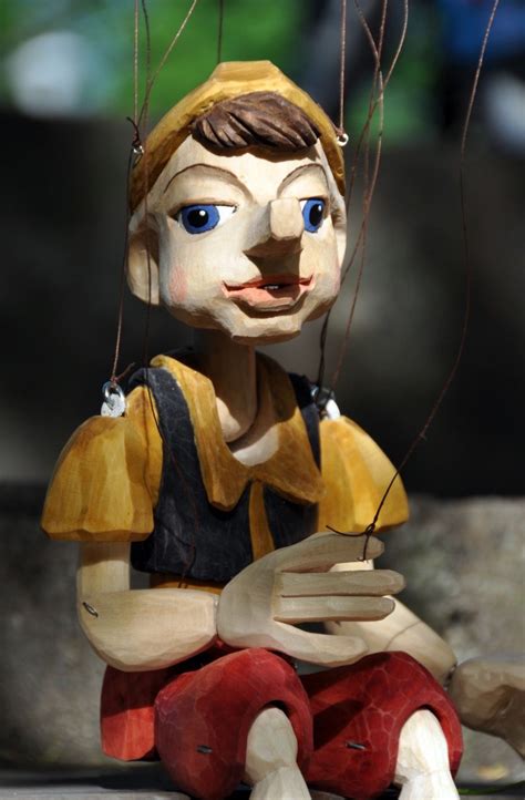 Wooden Puppet Wooden Art Pinocchio Basson International Craft