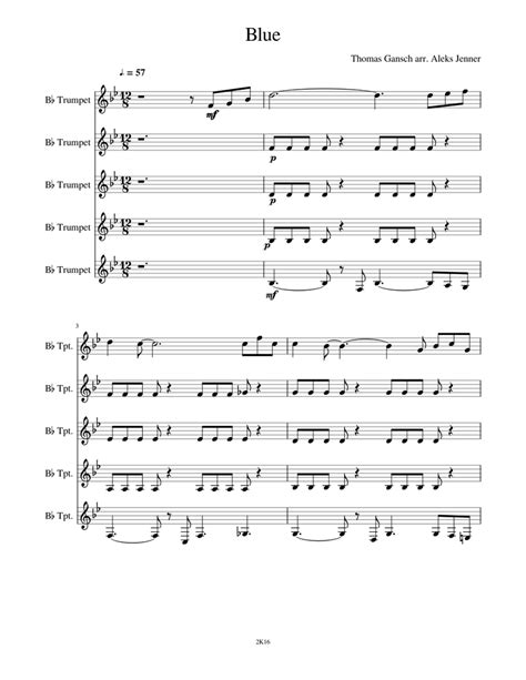 Some instruments have experienced almost no fundamental changes from the moment they were created to the present day. Blue Sheet music for Trumpet | Download free in PDF or MIDI | Musescore.com