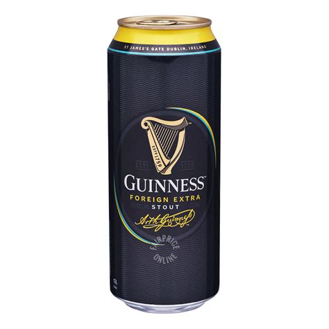 There are 20 guinness extra stout for sale on etsy, and they cost us$ 35.96 on average. Guinness Can Beer - Foreign Extra Stout | NTUC FairPrice