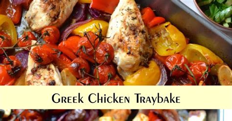 greek chicken traybake eat