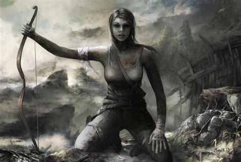 Lara Croft Reborn Contest Illustration By Samice On Deviantart