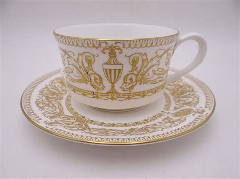 Vintage Royal Worcester English Bone China Hyde Etsy Tea Cups Rhinestone Trim Cup And
