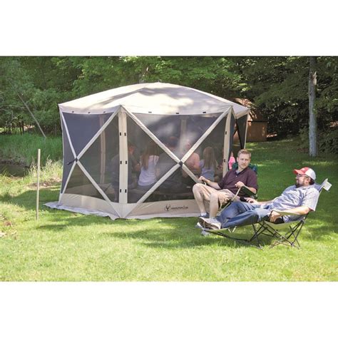 A wide variety of screen canopy tent options are available to you, such as building type. Gazelle 6 Sided Portable Screen Tent - 666523, Canopy ...