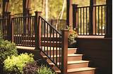 Pair with a rail & baluster kit (step 3). New Trex Reveal Aluminum Railing spans long lengths for ...