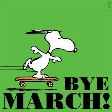 Bye March Charlie Brown Quotes Charlie Brown And Snoopy Peanuts