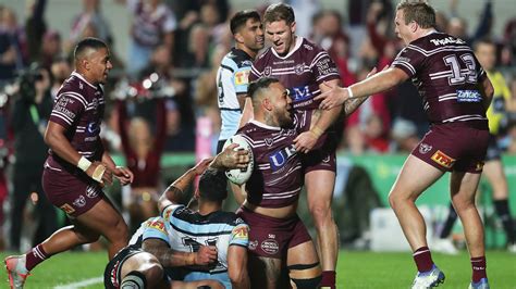 The sea eagles finally ignited their nrl campaign on friday night, claiming their. NRL 2020: Manly Sea Eagles forwards Jake Trobjevic and ...