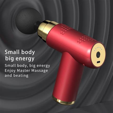 Minii Alat Pijat Elektrik Pundak Punggung Massage Gun 3600rpm Sk368 Black