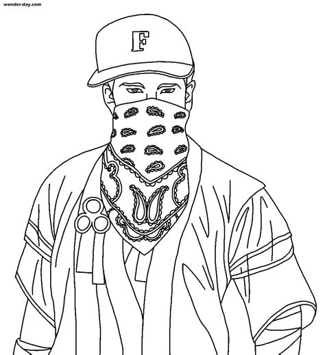 Free Fire coloring pages. Print for free in A4 format
