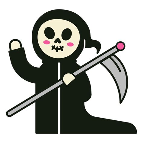 Grim Reaper Cute Character Png And Svg Design For T Shirts