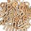 Uppercase/Lowercase Wooden Letters  Literacy From Early Years Resources UK