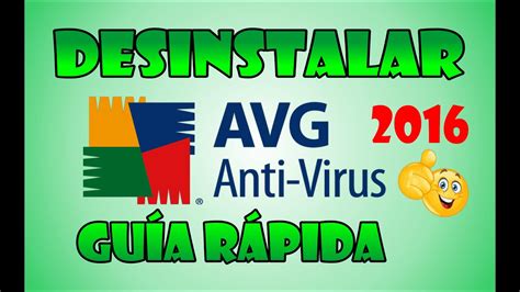Como Desinstalar Avg Antivirus GuÍa RÁpida 2016 Todas Las Versiones Youtube