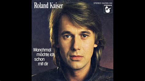 Du liegst neben mir heut nacht. Manchmal möchte ich schon mit Dir / Roland Kaiser / Cover ...