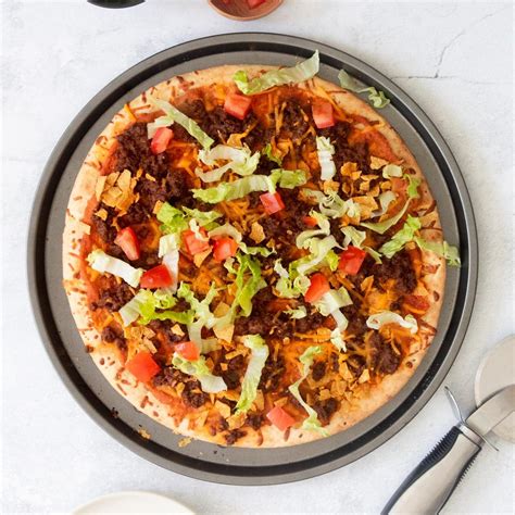 Easy Taco Pizza Recipe How To Make It