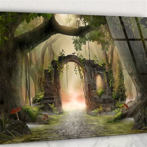 Enchanted Forest Art Print Etsy