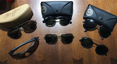 My Collection Of Sunglasses Over The Past Three Years R Sunglasses