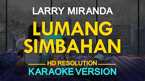 Lumang Simbahan Larry Miranda Karaoke Version Youtube