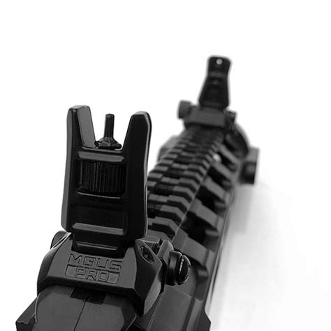 Low Profile Flip Up Metal Tactical Sight Folding Iron Sights Front