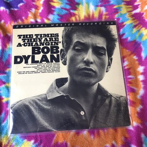 Bob Dylan The Times They Are A Changin Mofi Depop