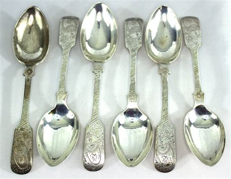 Sheffield Sterling Silver Spoons 1913 Sterling Silver Spoons