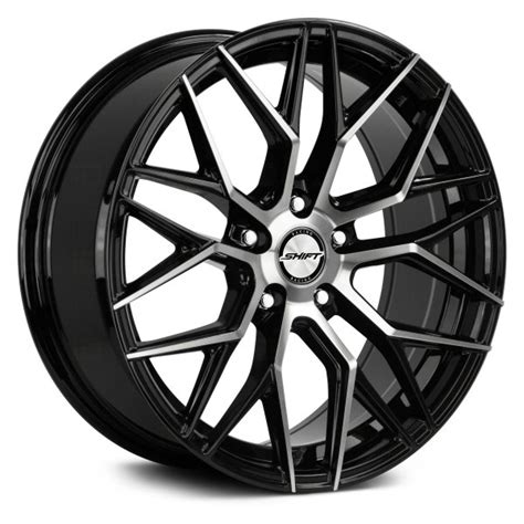 Shift Wheels Spring Wheels Gloss Black With Machined Face Rims