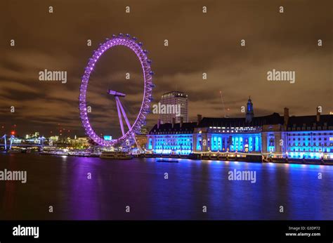 London United Kingdom The London Eye Uk Stock Photo Alamy