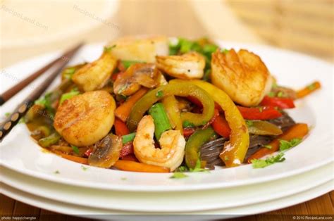 Shrimp And Sea Scallop Stir Fry Recipe