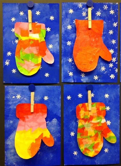 Simple Diy Winter Art Projects For Kindergarten Winter Crafts For