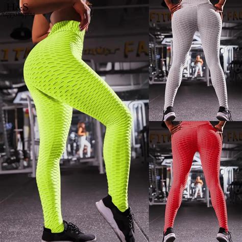 2019 Sexy Women High Elastic Fitness Sport Leggings Yoga Pants Slim
