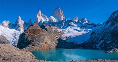 Monte Fitz Roy Near El Chaltén Patagonia Argentina Buenos Aires