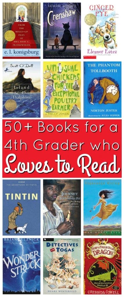 50 Books For A 4th Grader Who Loves To Read Walking By The Way