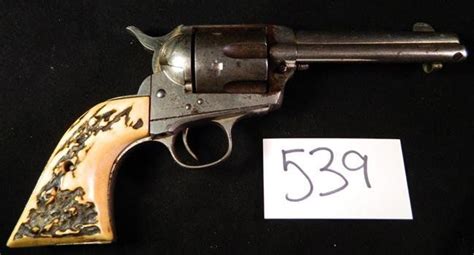 Colt 45 Revolver Pistol 1875 Patented 1871 Bone Handle Apr 27 2014