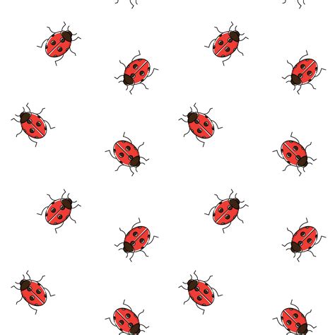 Download Ladybug seamless pattern. Ladybird repeating background for wallpaper, wrapping 616684 ...