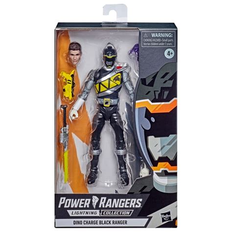 Power Rangers Lightning Collection 15cm Dino Charge Black Ranger Figure