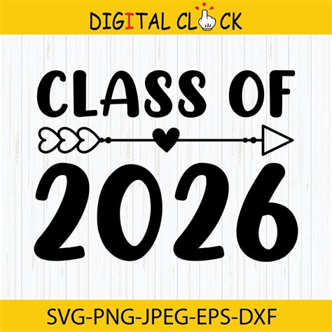 Class Of 2026 Svg Back To School Svg Preschool 1st Day Of Etsy