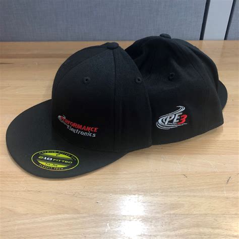 Flat Bill Fitted Hat Performance Electronics