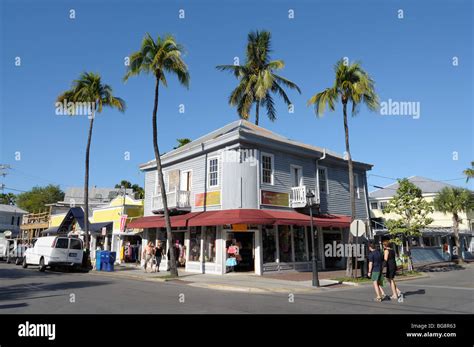 Street Scenery In Key West Florida Usa Stock Photo Alamy