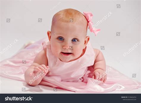 Little Girl Pink Dress Stock Photo 1518626252 Shutterstock