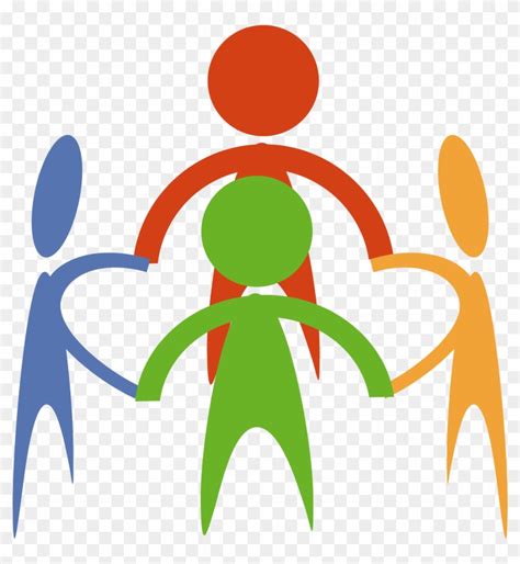 Cartoon People Holding Hands Clipart Transparent Png Images