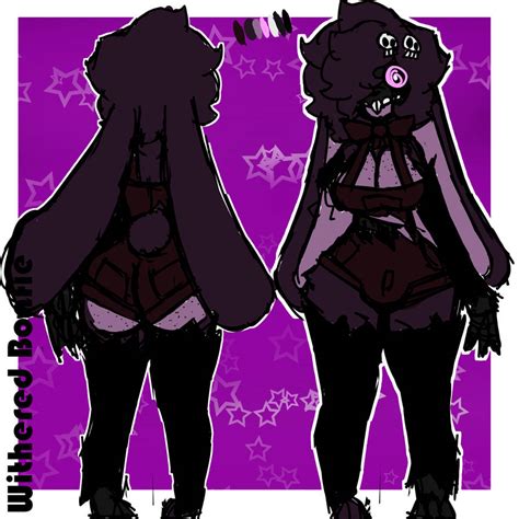 Updated Withered Bonfie Ref Sheet By Nikkoistoasty On Deviantart