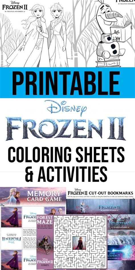 Free Printable Frozen 2 Coloring Pages And Activities Artofit